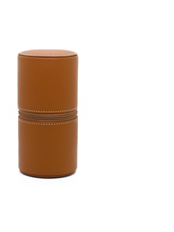 Tube de voyage OH Selection 2 montres marron clair