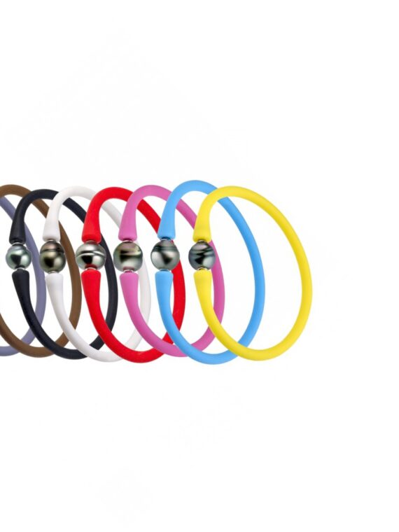 Bracelet Galuchat argent et perle de Tahiti (Copie)