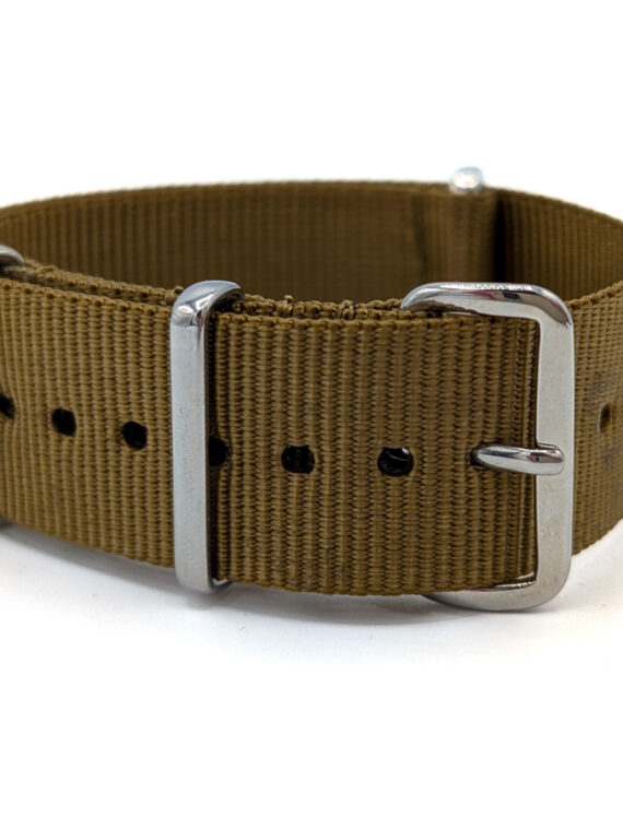 Bracelet NATO Militaire Kaki marron