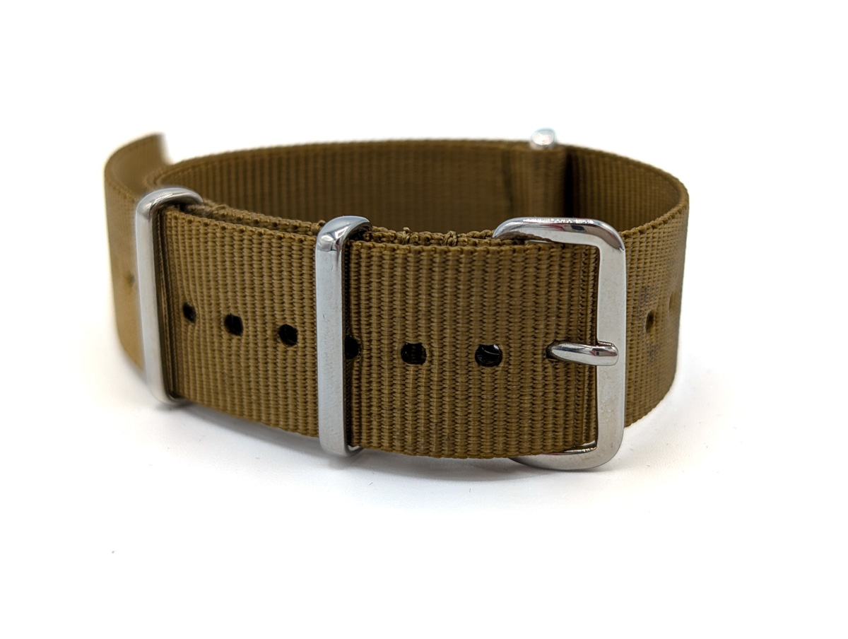Bracelet NATO Militaire Kaki marron