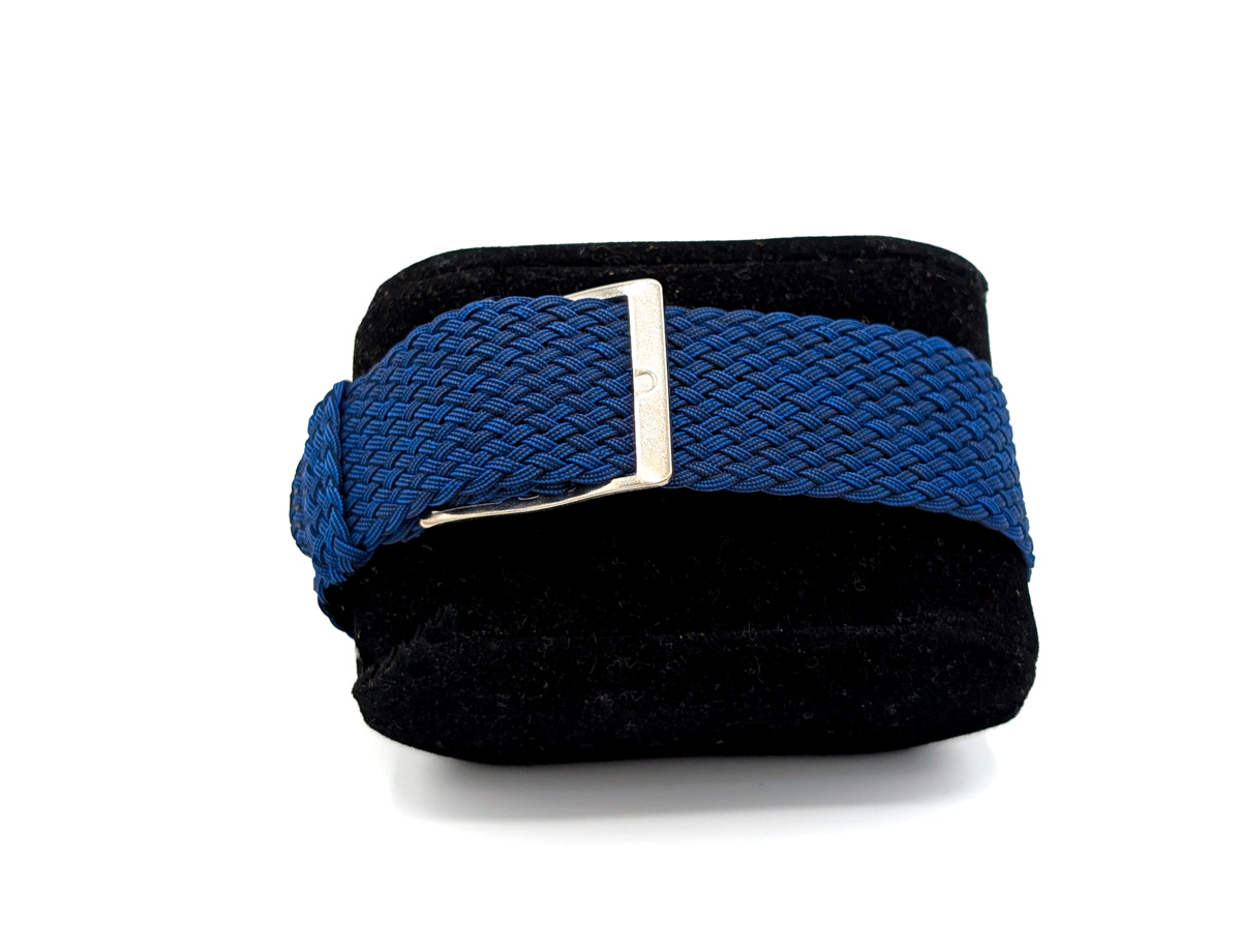 Bracelet NATO Perlon classic bleu