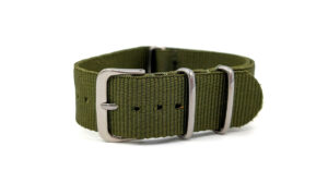 Bracelet NATO montre Militaire khaki foncé BNMKF