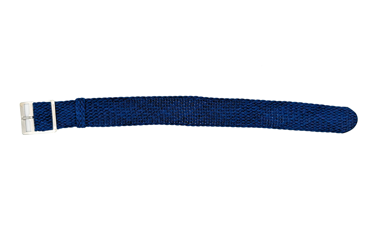 Bracelet Perlon classic bleu - Copie