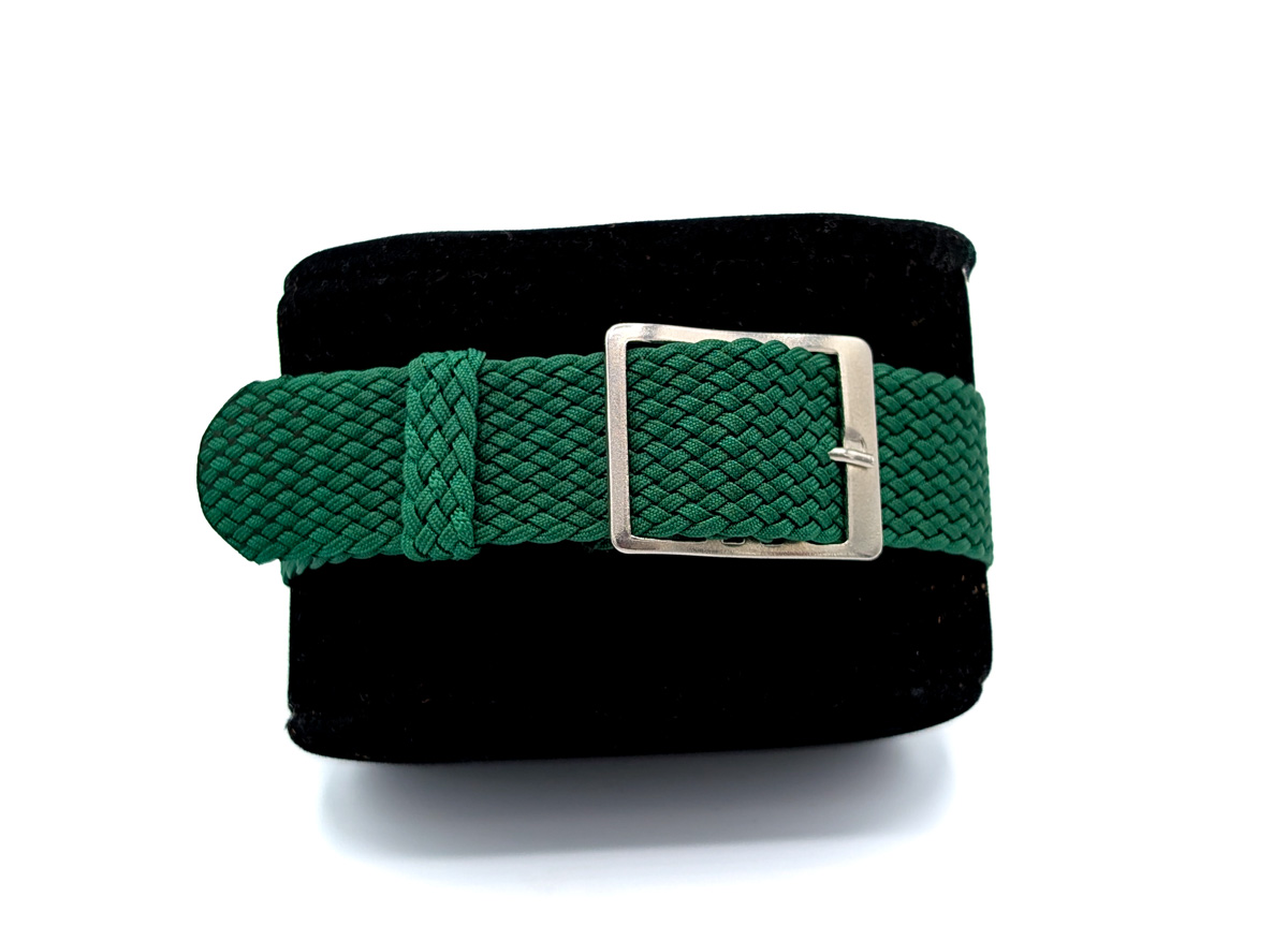 Bracelet montre NATO Perlon colors vert