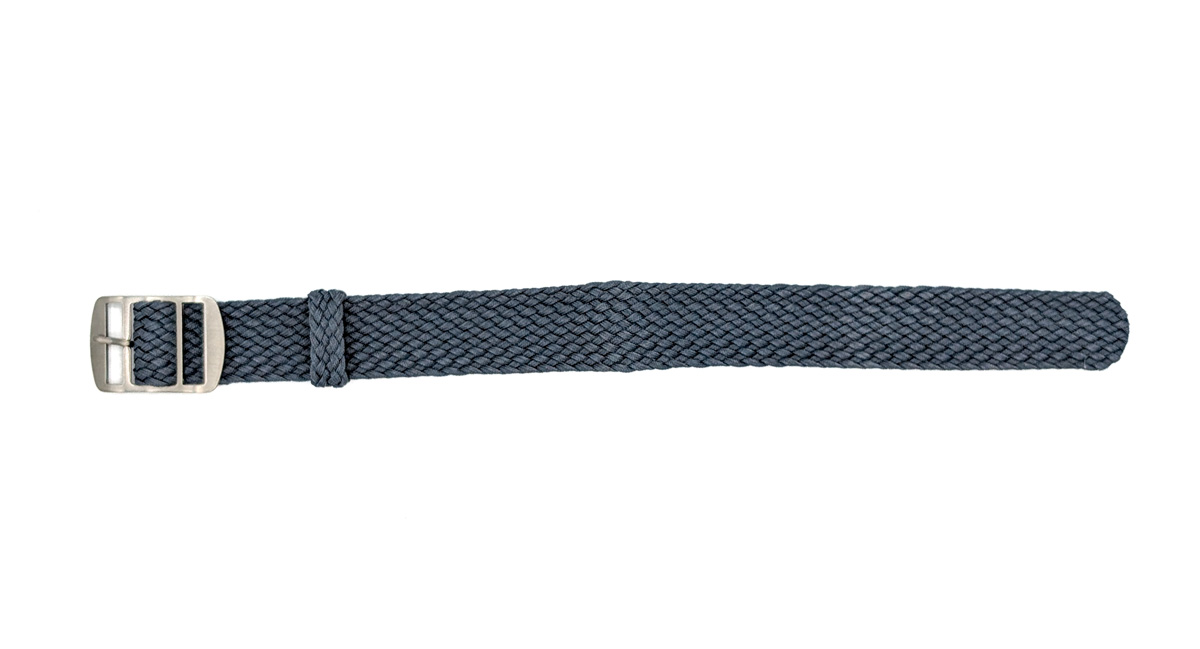 Bracelet montre NATO Perlon gris