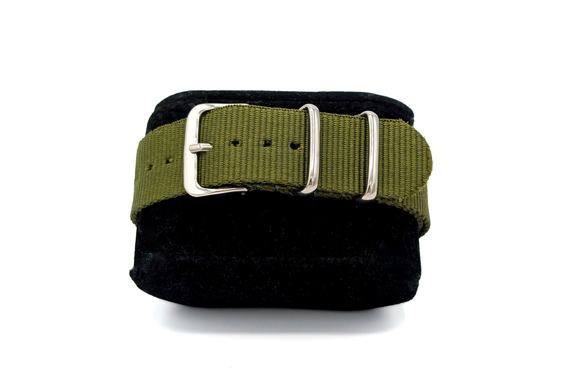 Bracelet montre NATO montre Militaire khaki foncé