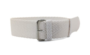Bracelet montre Perlon Classic blanc