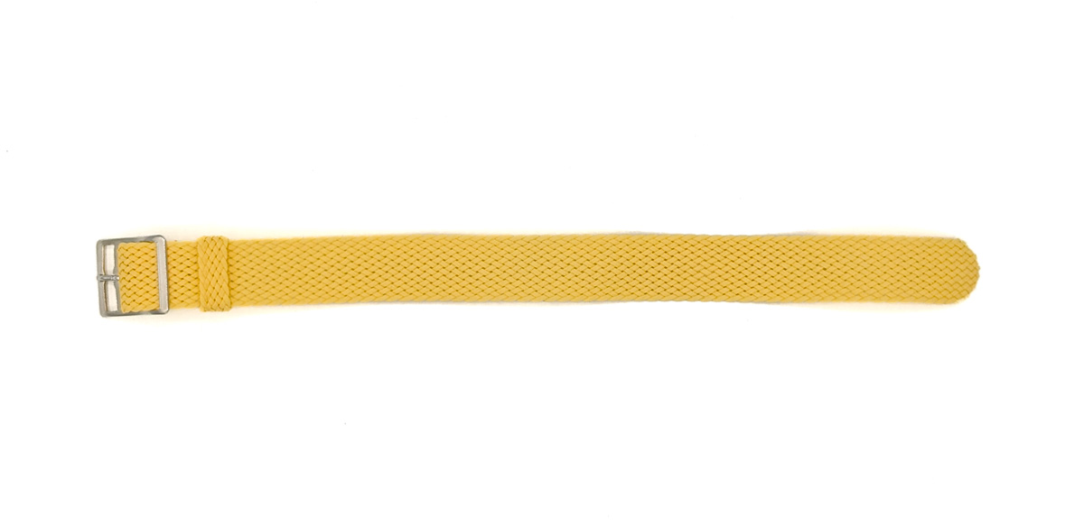 Bracelet montre Perlon Colors jaune