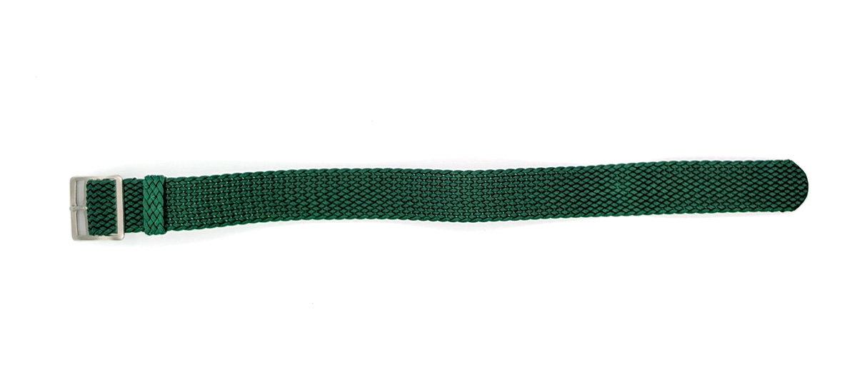 Bracelet montre Perlon colors vert