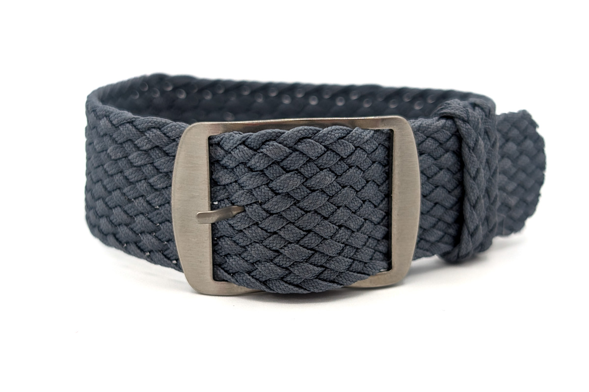 Bracelet montre Perlon gris