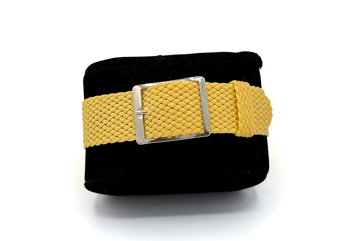Bracelet montre Perlon jaune
