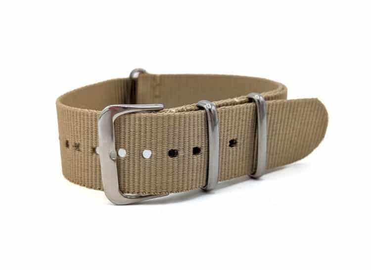 Bracelet montre militaire NATO sable