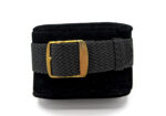 Bracelet montre perlon noir classic