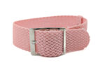 Bracelet montre perlon rose