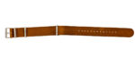 Bracelet nato miltaire cuir marron BNMCM