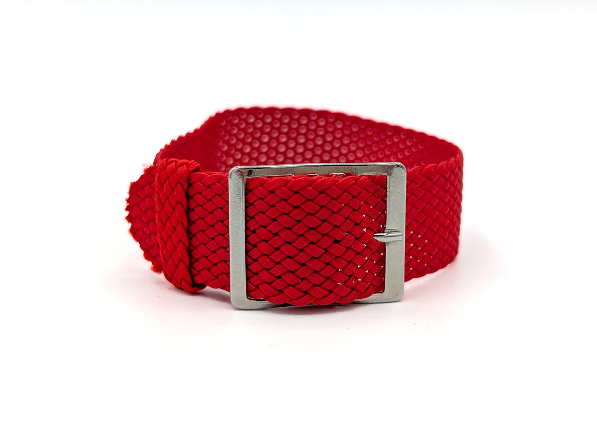 Bracelet perlon colors rouge