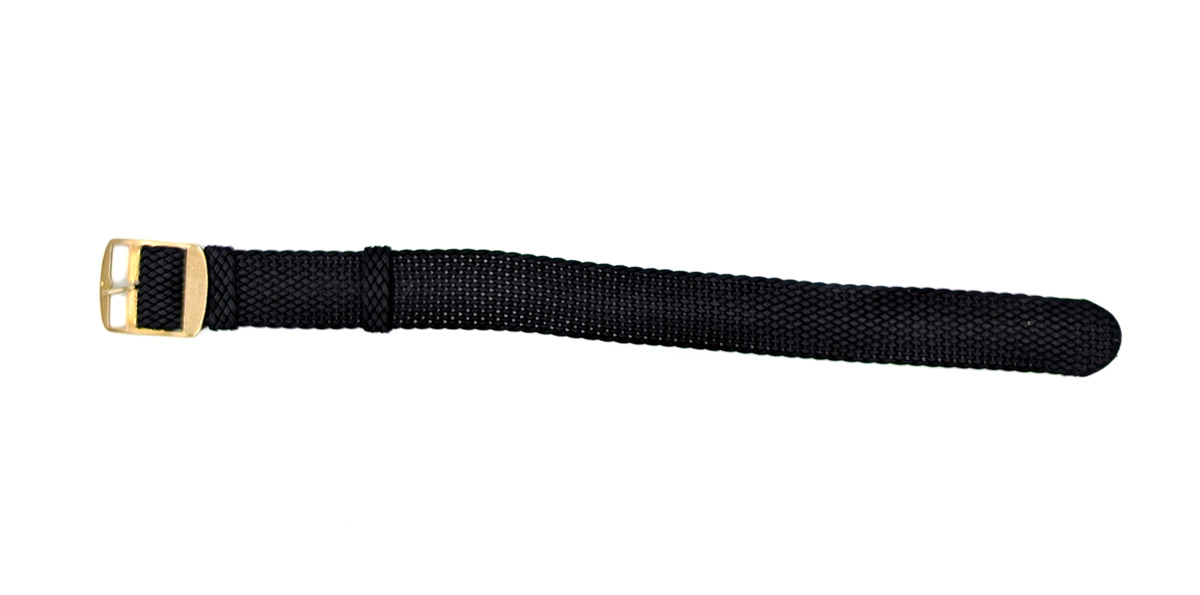 Bracelet perlon noir