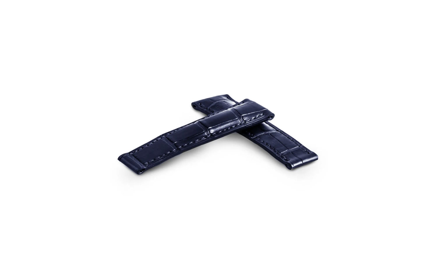RD-bleu-ROLEX-DAYTONA-CROCODILE-ALLIGATOR-BRACELET-MONTRE-STRAP-WATCHBAND-WATCH
