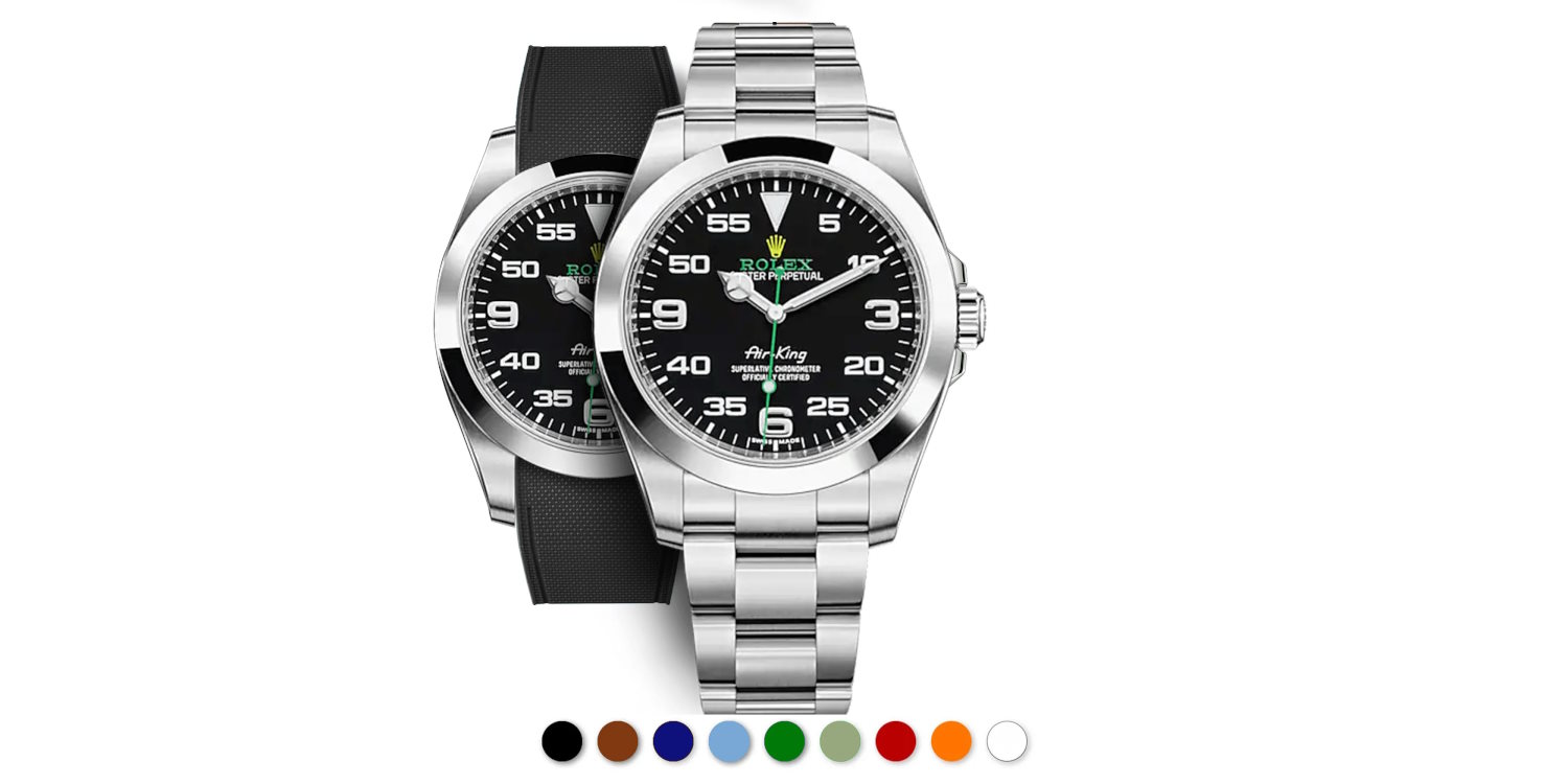 rolex-Air-King-oyster-rubber-rstrap