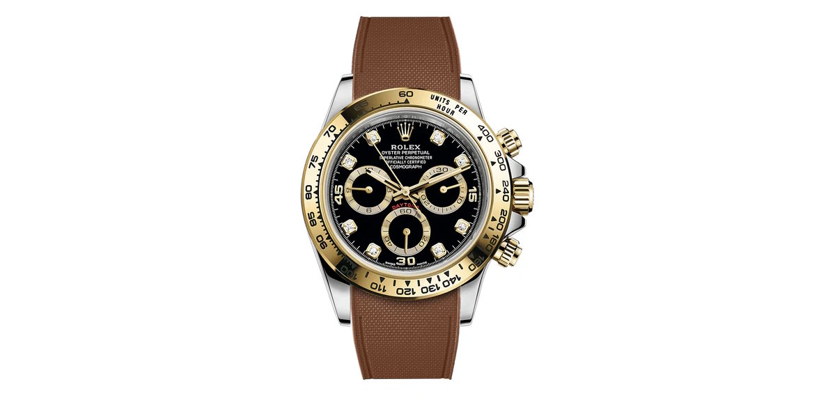 rolex-Daytona-oyster-rubber-rstrap-marron