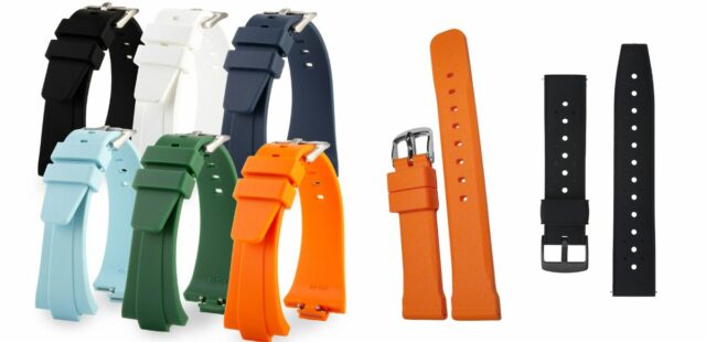 Bracelet de montres en silicone et caoutchouc, quelle différence ?