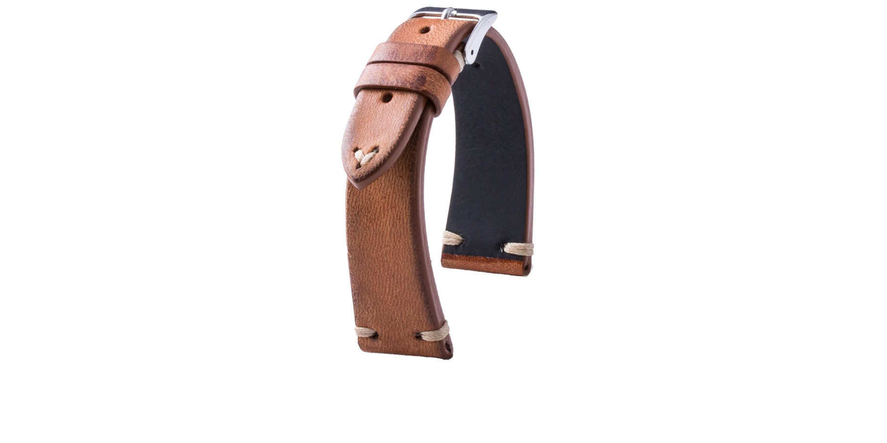 RC-06-VINTAGE-ROLEX-OYSTER-SUBMARINE-VEAU-BRACELET-MONTRE-STRAP-WATCHBAND-WATCH marron saddle