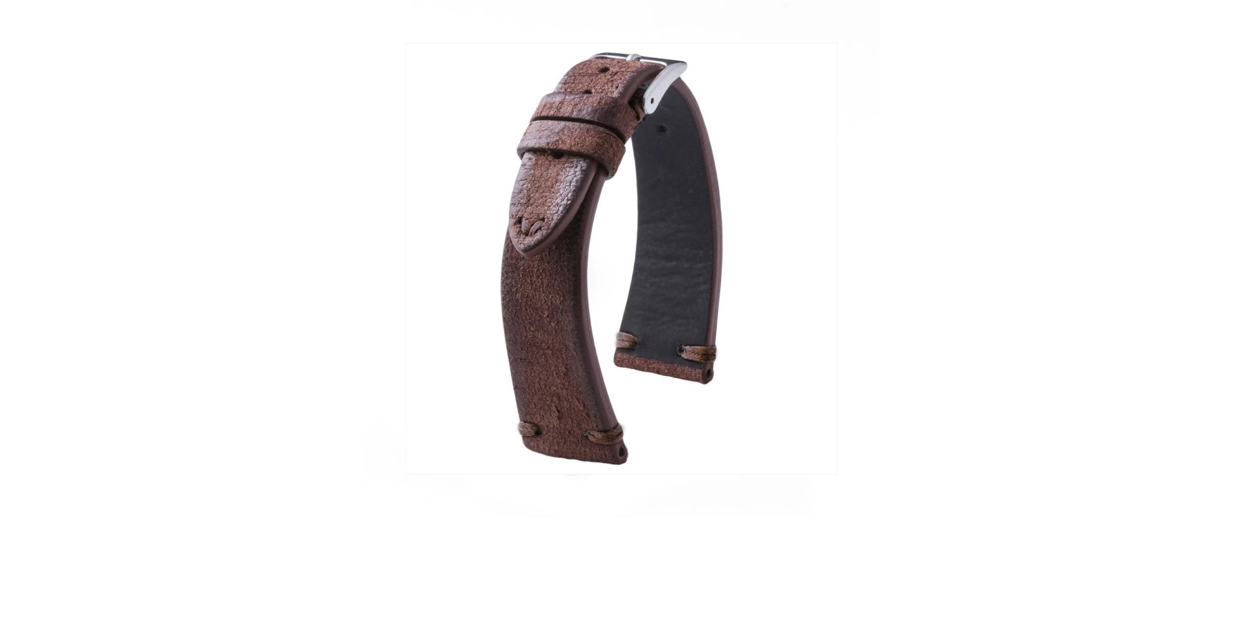Vintage-veau-brosse-marron-fonce