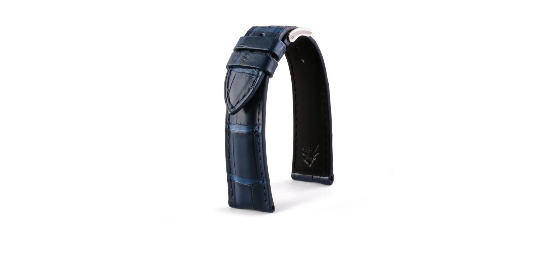 bracelet-montre-classique-essential-alligator-bleu-ecailles-carrees