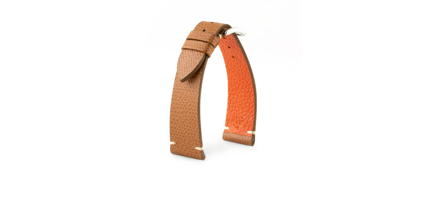 bracelet-retro-veau-graine-marron-gold-brown