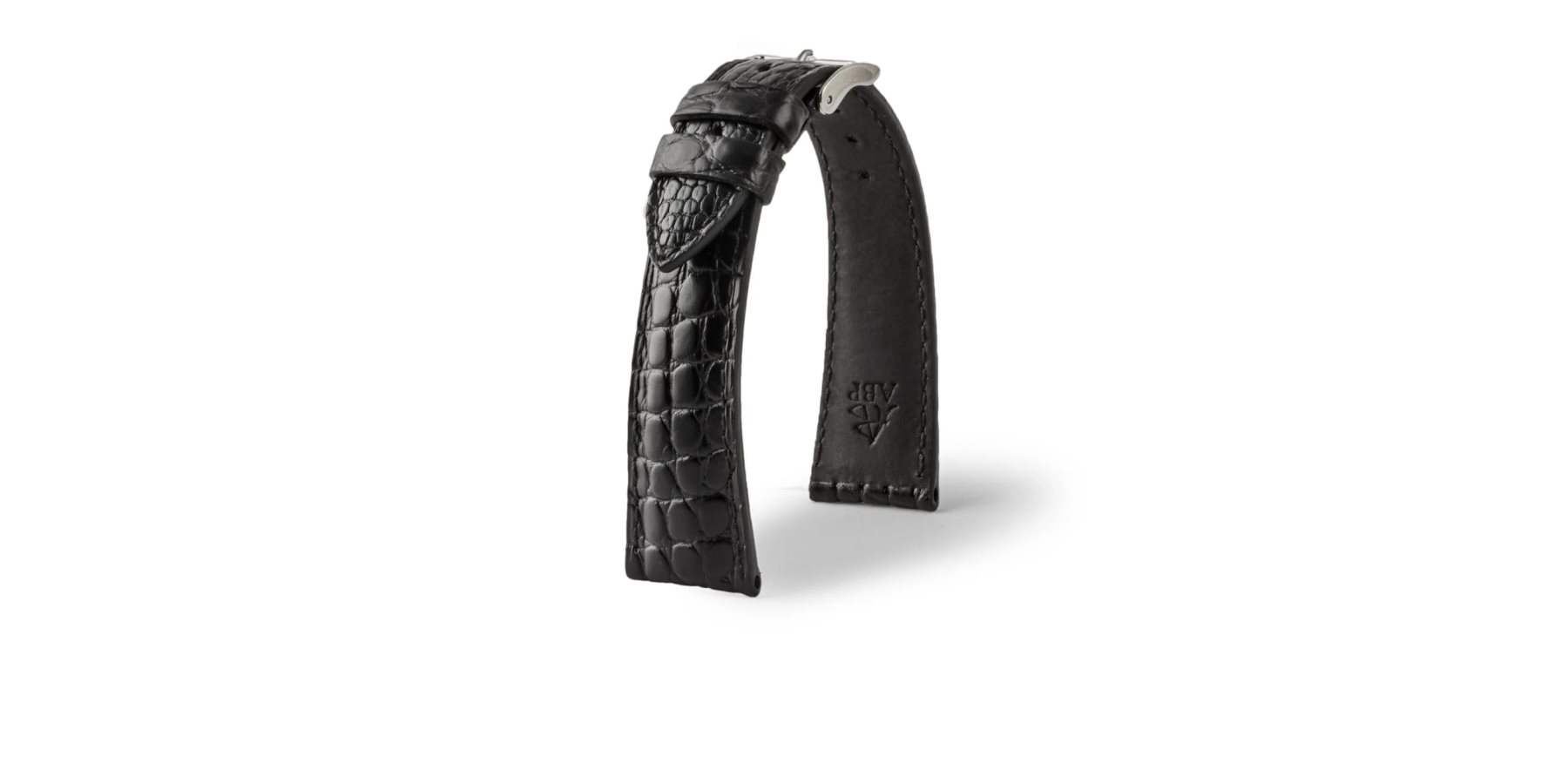 bracelet stock croco noir