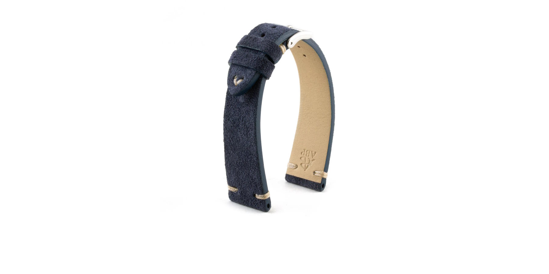 bracelet-watch-band-strap-veau-calf-suede-nubuck-bleu-marine