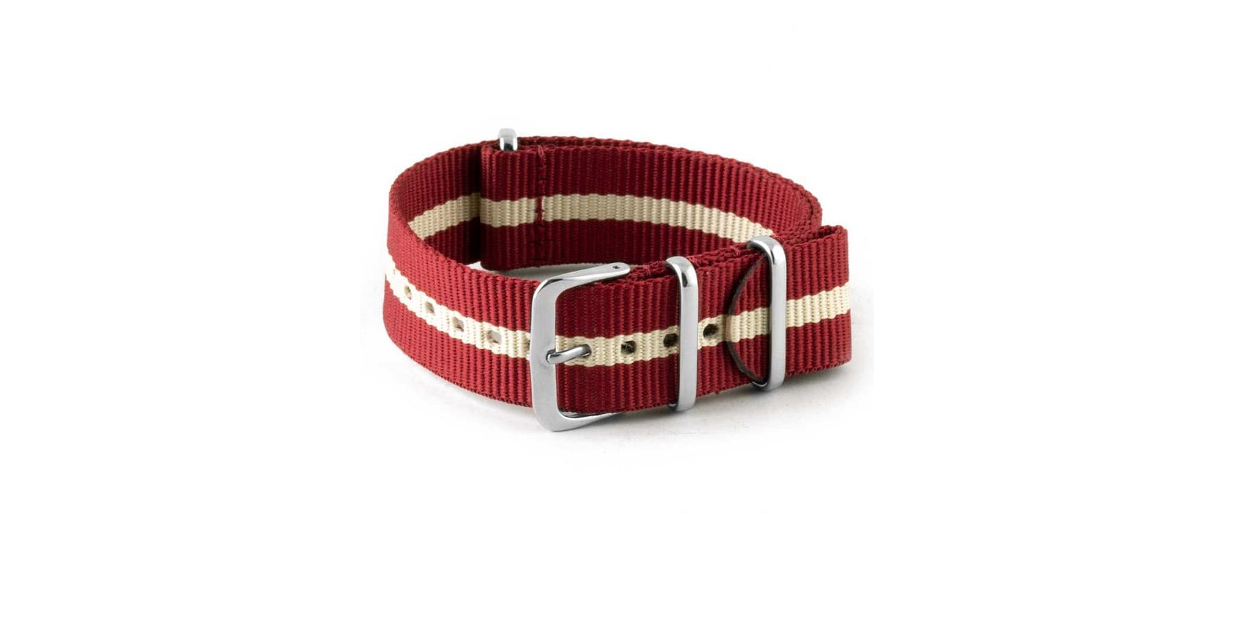 nato-nylon-raye-rouge-creme