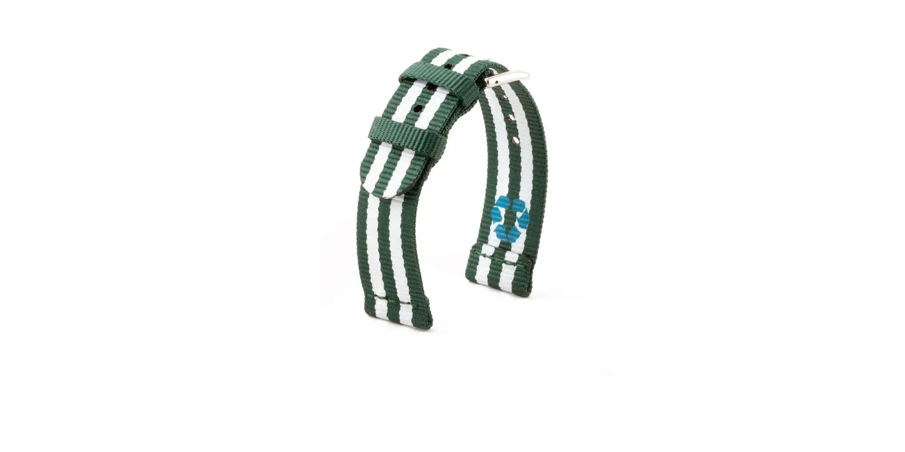 natocean-bracelet-montre-watch-strap-nylon-fabric-recycle-blanc-white-vert-green