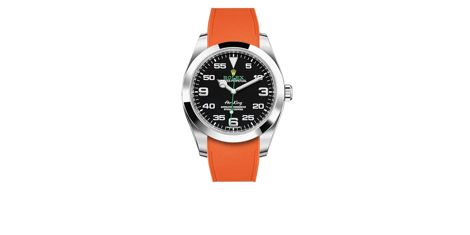 rolex-Air-King-oyster-rubber-rstrap-10-orange