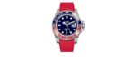 rolex-GMT-Master-II-ceramic-rubber-rstrap-rouge