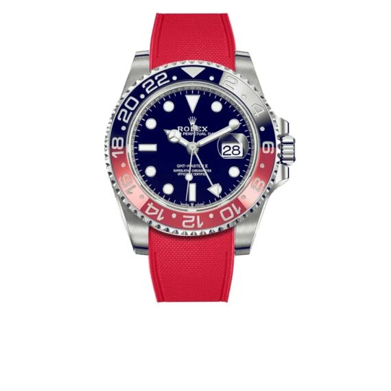 rolex-GMT-Master-II-ceramic-rubber-rstrap-rouge