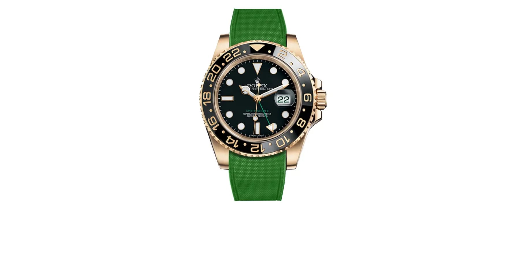 rolex-GMT-Master-II-ceramic-rubber-rstrap-vert