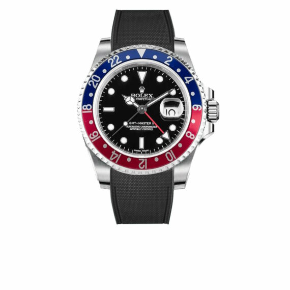 rolex-GMT-Master-II-non-ceramic-rubber-rstrap-noir