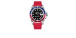 rolex-GMT-Master-II-non-ceramic-rubber-rstrap-rouge