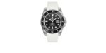 rolex-submariner-rubber-rstrap-Glidelock-blanc