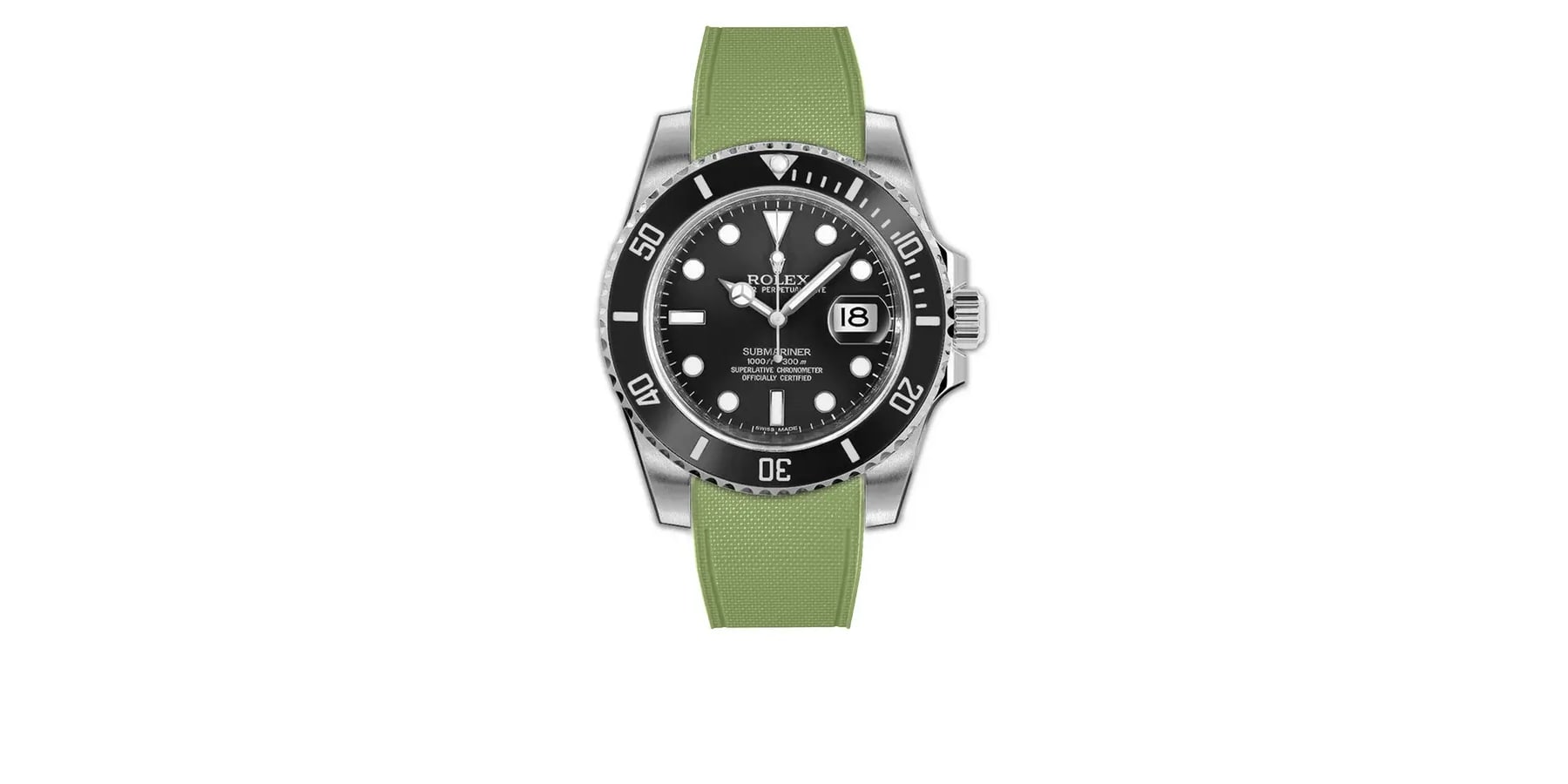 rolex-submariner-rubber-rstrap-Glidelock-kaki
