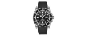 rolex-submariner-rubber-rstrap-Glidelock-noir