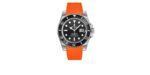 rolex-submariner-rubber-rstrap-Glidelock-orange