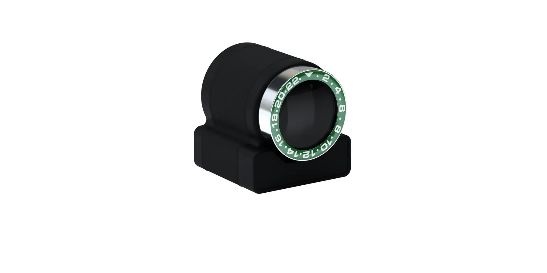 rotor-one-black-sport-green-watchwinder-side-view