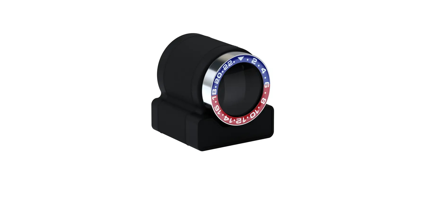rotor-one-black-sport-red-blue-watchwinder-side-view