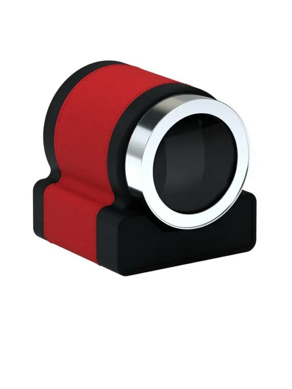 rotor-one-red-chrome-watchwinder-side-view