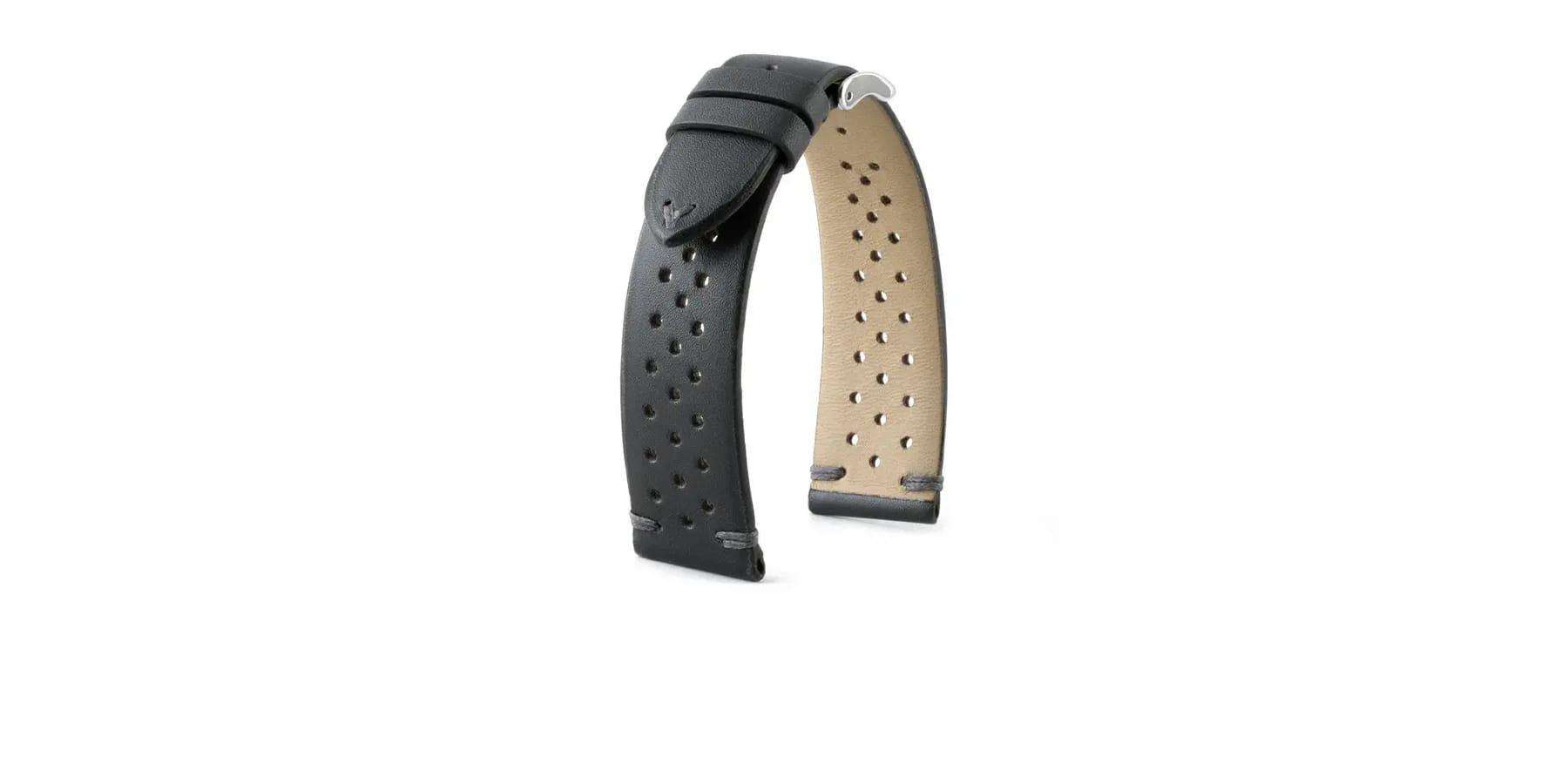 veau-vieilli-aged-calf-gris-grey-driver-bracelet-montre-watch-band-strap