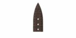 Bracelet de montre Bouveret en cuir d'alligator carbone Silverstone 4011 Marron vison
