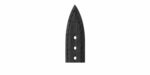 Bracelet de montre Bouveret en cuir d'alligator carbone Silverstone 4011 Noir