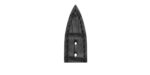 Bracelet de montre Bouveret en cuir d'alligator mat Deauville 4010 noir